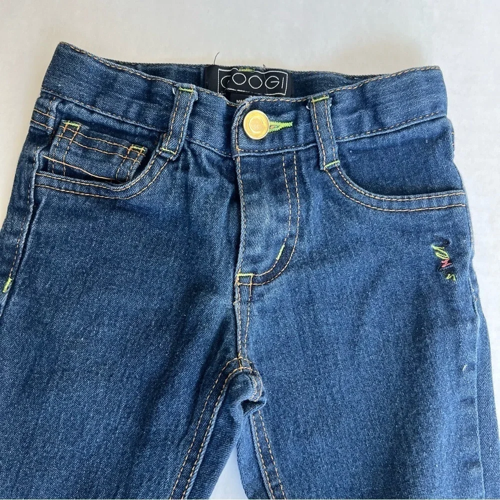 Coogi straight leg jeans medium wash 3T unisex